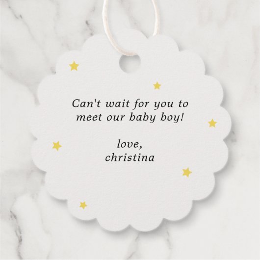 ベビーブルークラウドオベビーありがとう フェイバータグ (裏面)