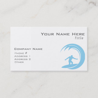 ベビーブルーサーフィン 名刺