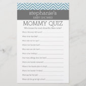 ベビーブルーシャワーゲーム – 誰がママのクイズを知っ最高のている (正面)