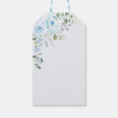 ベビーブルーシルバーフローラガーデンティーパーティー ギフトタグ (裏面)