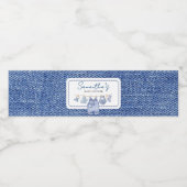 ベビーブルージャンベビーシャワー ペットボトルラベル (シングルラベル)