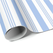 ベビーブルーストライプのラッピング紙転が ラッピングペーパー (ロールコーナー)