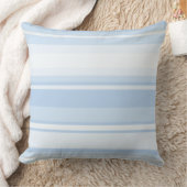 ベビーブルーストライプ クッション (ブランケット)