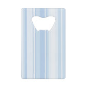 ベビーブルーストライプ クレジットカード栓抜き (正面)