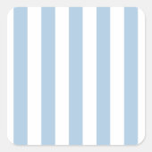 ベビーブルーストライプ スクエアシール (正面)