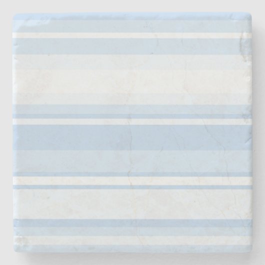 ベビーブルーストライプ ストーンコースター (正面)
