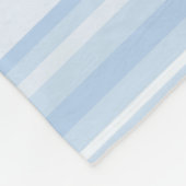 ベビーブルーストライプ フリースブランケット (角)