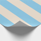 ベビーブルーストライプ ラッピングペーパー (角)