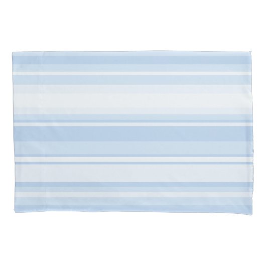 ベビーブルーストライプ 枕カバー (正面)