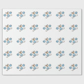 ベビーブルーチアリーダー ラッピングペーパー (フラット)