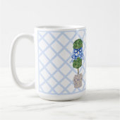 ベビーブルーチノワセリージンジャージャージャージャージャーズトピアリー  コーヒーマグカップ (左)