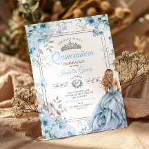 ベビーブルーティアラフラワーバタフライQuinceañera
