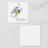 ベビーブルーティットバードサンキューノートカード ノートカード (正面/裏面)