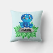 ベビーブルートリケラトプス恐竜 クッション (裏面)