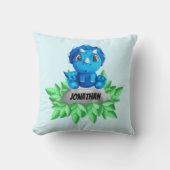 ベビーブルートリケラトプス恐竜 クッション (正面)