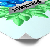 ベビーブルートリケラトプス恐竜 ポスター (角)