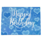 ベビーブルーハッピーバースデーラージ抱き枕 ラージペーパーバッグ (正面)