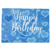 ベビーブルーハッピーバースデーラージ抱き枕 ラージペーパーバッグ (裏面)