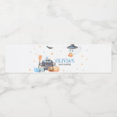 ベビーブルーハロウィーンベビーシャワー ペットボトルラベル (シングルラベル)