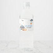 ベビーブルーハロウィーンベビーシャワー ペットボトルラベル (正面)