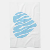 ベビーブルーハート キッチンタオル (縦)