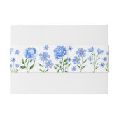 ベビーブルーバラプリンセスバタフライキンセアニラ 招待状ベリーバンド (裏面例)