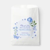 ベビーブルーバラ&バタフライフローラキンセアニラ フェイバーバッグ (正面)