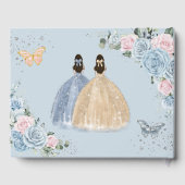 ベビーブルーピンクフローラプリンセスツインズキンセアニラ ゲストブック (裏面)