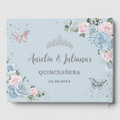 ベビーブルーピンクフローラ蝶ツインキンセアニラ ゲストブック (裏面)