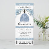 ベビーブルーフローラキンセアニェラスウィート16 VIPチケット 招待状 (スタンド正面)