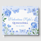 ベビーブルーフローラキンセアニラ15誕生日 ゲストブック (正面)