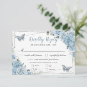 ベビーブルーフローラバラキンセアニラバタフライミール 出欠カード (スタンド正面)