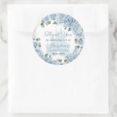 ベビーブルーフローラプリンセスキャッスルガラススリッパ ラウンドシール (バッグ)