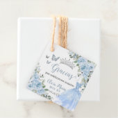 ベビーブルーフローラプリンセスドレスシルバーキンセアニラ フェイバータグ (インサイチュ)