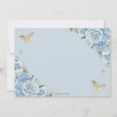 ベビーブルーフローラSweet sixteenクインズバタフライ セーブザデート (裏面)