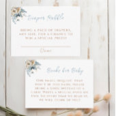 ベビーブルーブックス開花シャワー エンクロージャーカード