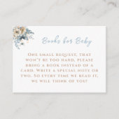 ベビーブルーブックス開花シャワー エンクロージャーカード (正面)