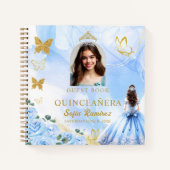 ベビーブループリンセスフォトキンセアニラゲストブック ノートブック (正面)