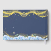 ベビーブループリンセスフォトゴールドフォイルキンセアニラ ゲストブック (裏面)