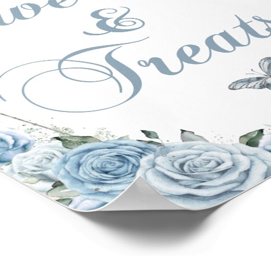 ベビーブループリンセス蝶シルバースウィートトリートメント ポスター (角)