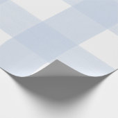 ベビーブループレイド ラッピングペーパー (角)