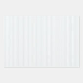 ベビーブルーベビーその寒い外の冬のベビーシャワー ラッピングペーパーシート (正面3)