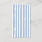 ベビーブルーボウ赤ちゃんシャワー用の本 エンクロージャーカード (裏面)