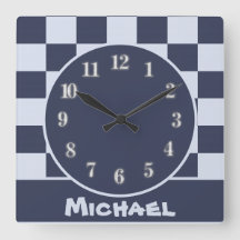 ベビーブルーボーイジオメトリックスクエアパターンキルトベビー