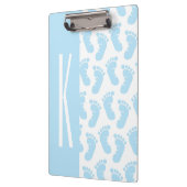 ベビーブルーボーイベビー足 クリップボード (左)