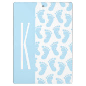 ベビーブルーボーイベビー足 クリップボード (裏面)