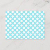 ベビーブルーボーイ付きかわいいクジラベビーおむつラッフル エンクロージャーカード (裏面)