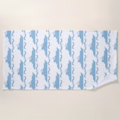 ベビーブルーボート ビーチタオル (正面)