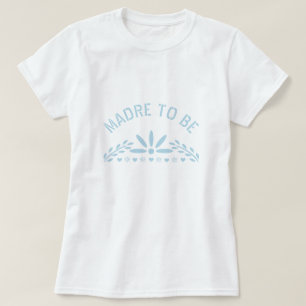 ベビーブルーマドゥーレへ男の赤ちゃんシャワー Tシャツ