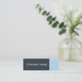 ベビーブルーモダン スキニー名刺 (スタンド正面)